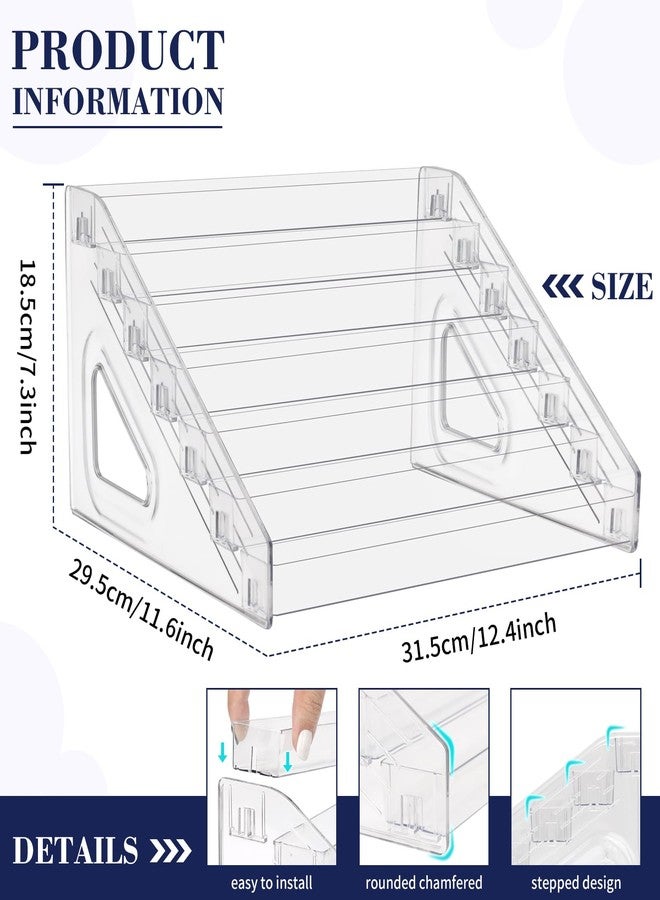 KISLANE 7-Layer Matchbox Car Display Case - Transparent Acrylic, Holds 63 Cars, Ideal for Collecting and Organizing 1:64 Scale Toy Cars (Transparent) - Image 3